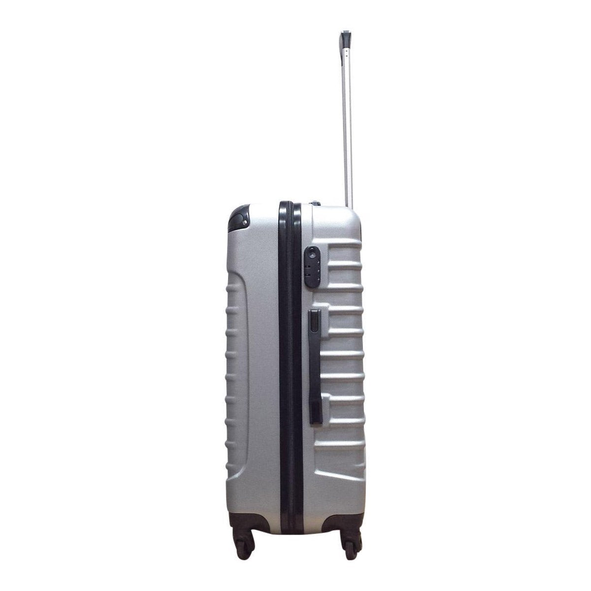 Silver 2-Piece Hardshell Suitcase Set