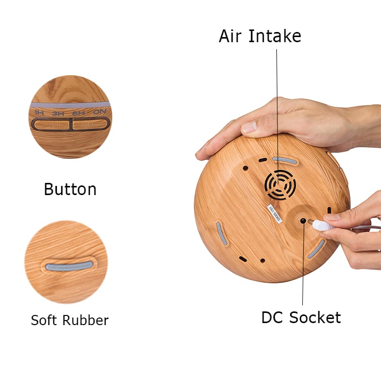 Sleek and Elegant Aroma Diffuser - 300 ml (Available with Aroma Oil Kit)
