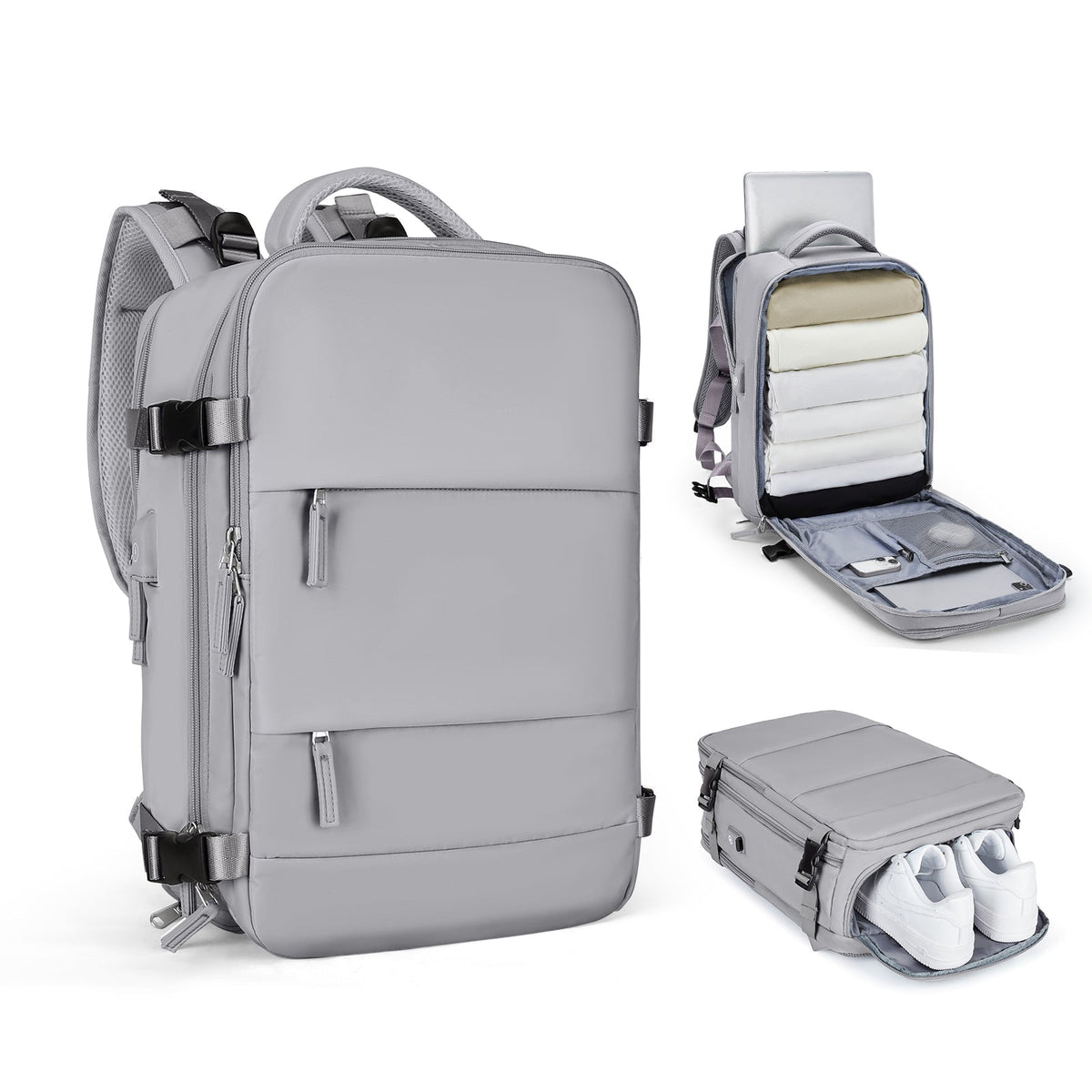Smart Expandable Travel Backpack for Everyday Use