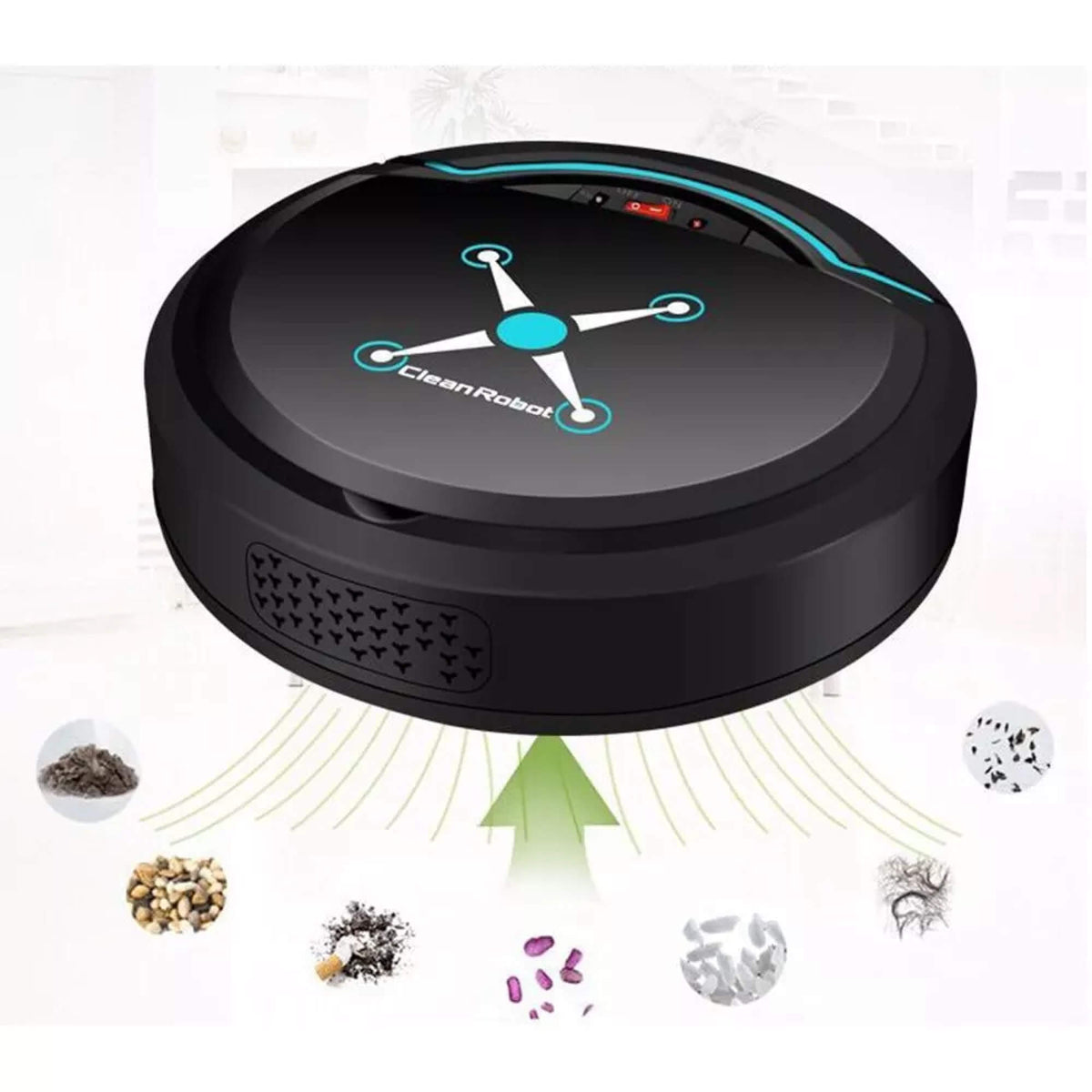 Smart Robot Vacuum Cleaner with Mop Function - Quiet, Efficient & Self-Charging