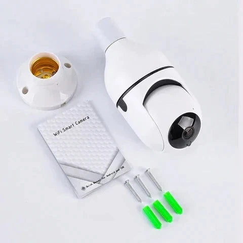 Smart Zoom Light Bulb Camera for Hassle-Free Home Security