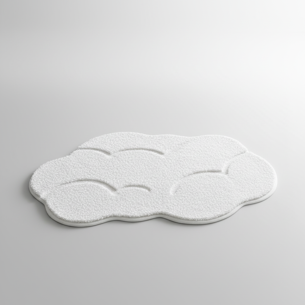 Soft Plush Bathroom Floor Mat for Cozy Comfort