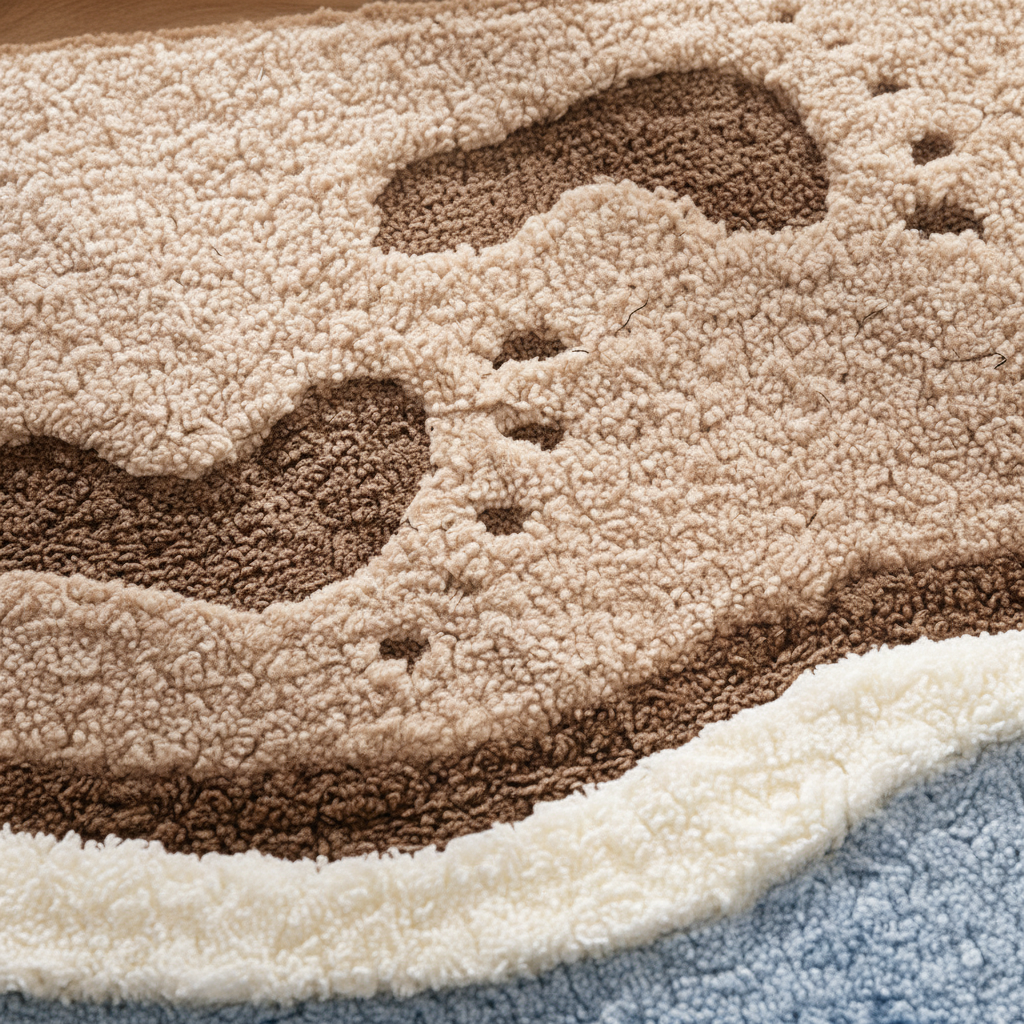 Soft Plush Bathroom Floor Mat for Cozy Comfort