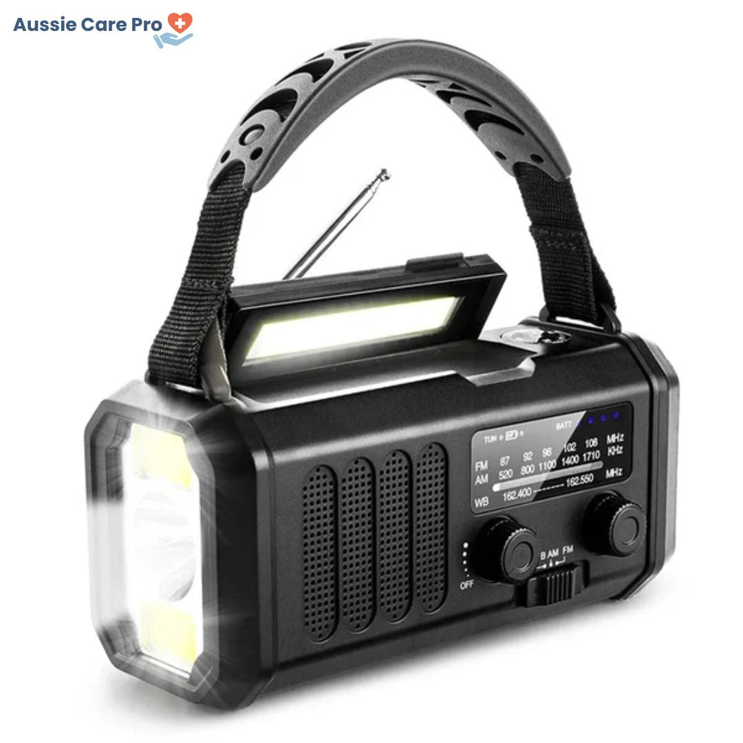 Solar & Hand Crank Emergency Radio Survival Gear