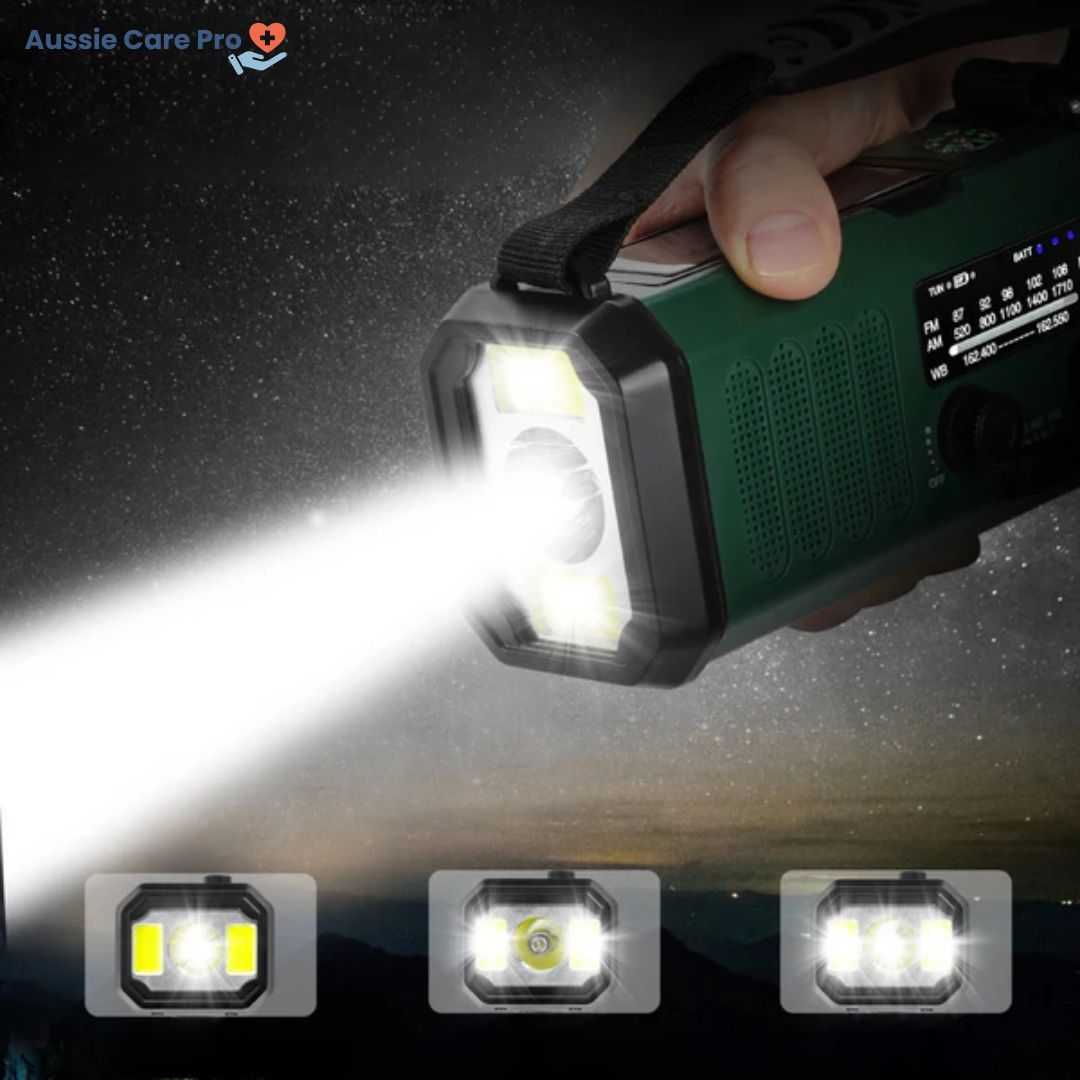 Solar & Hand Crank Emergency Radio Survival Gear