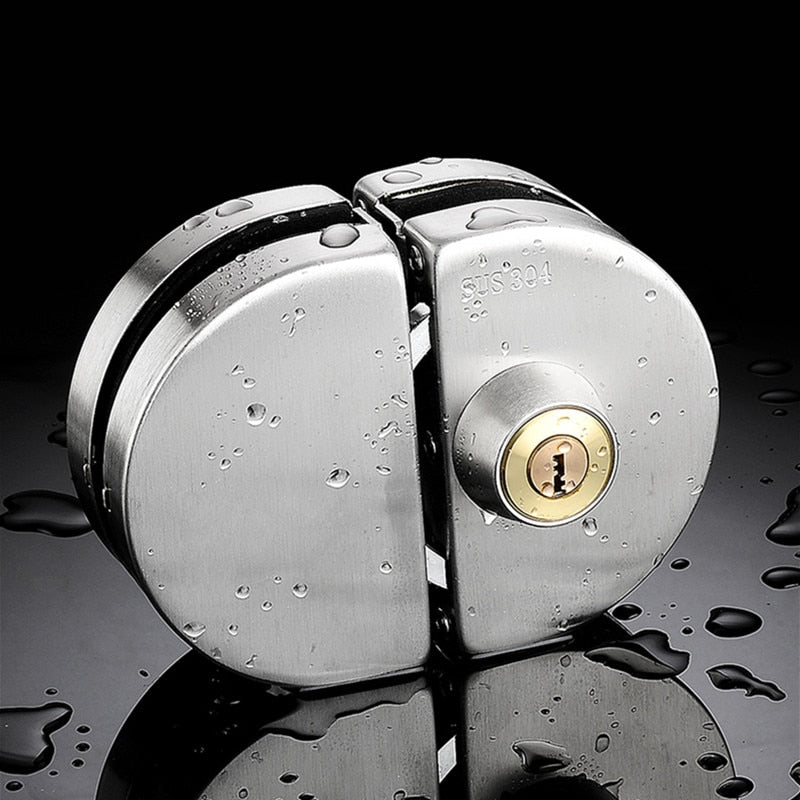 Stainless Steel Sliding Door Lock for Safety Glass