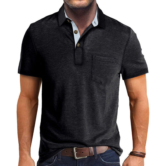 Stylish Men's Polo Shirt with Modern Collar