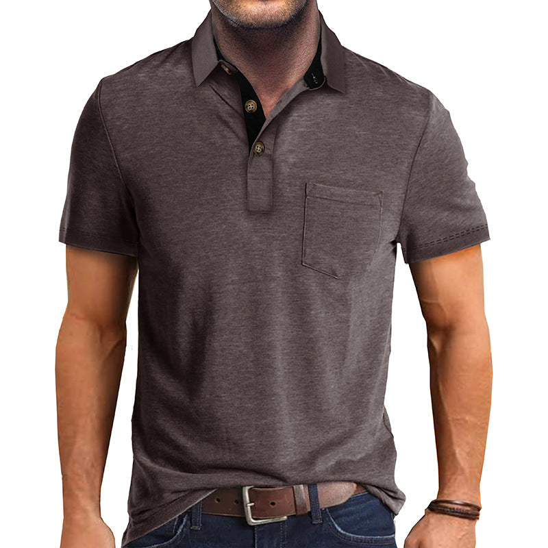 Stylish Men's Polo Shirt with Modern Collar
