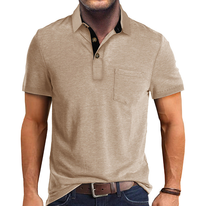 Stylish Men's Polo Shirt with Modern Collar