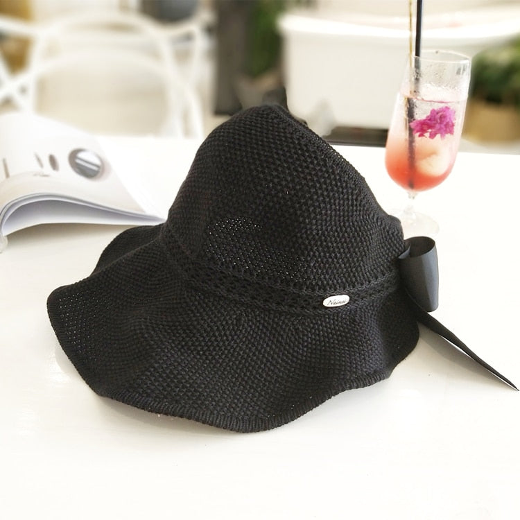 Stylish Summer Hat with Ponytail Hole