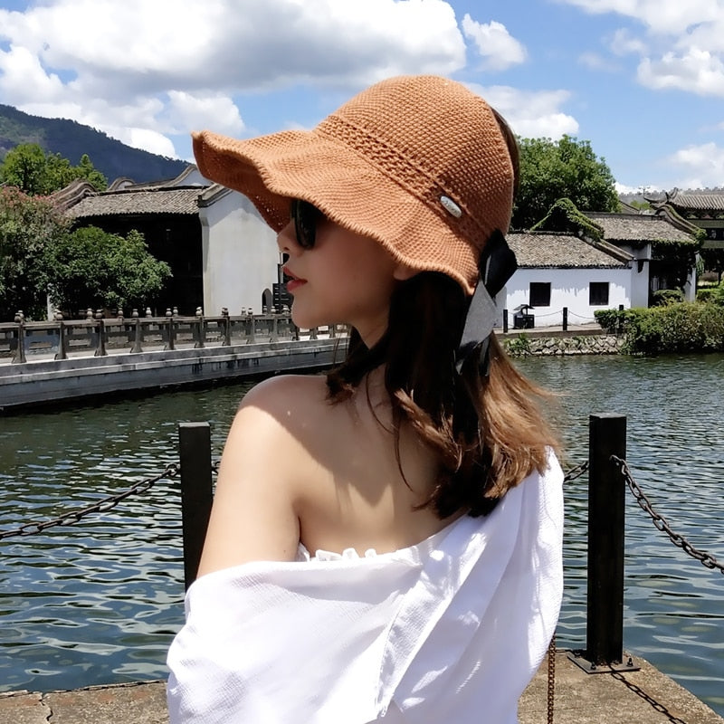 Stylish Summer Hat with Ponytail Hole