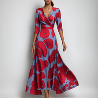 Summer-Ready Boho V-Neck Maxi Dress