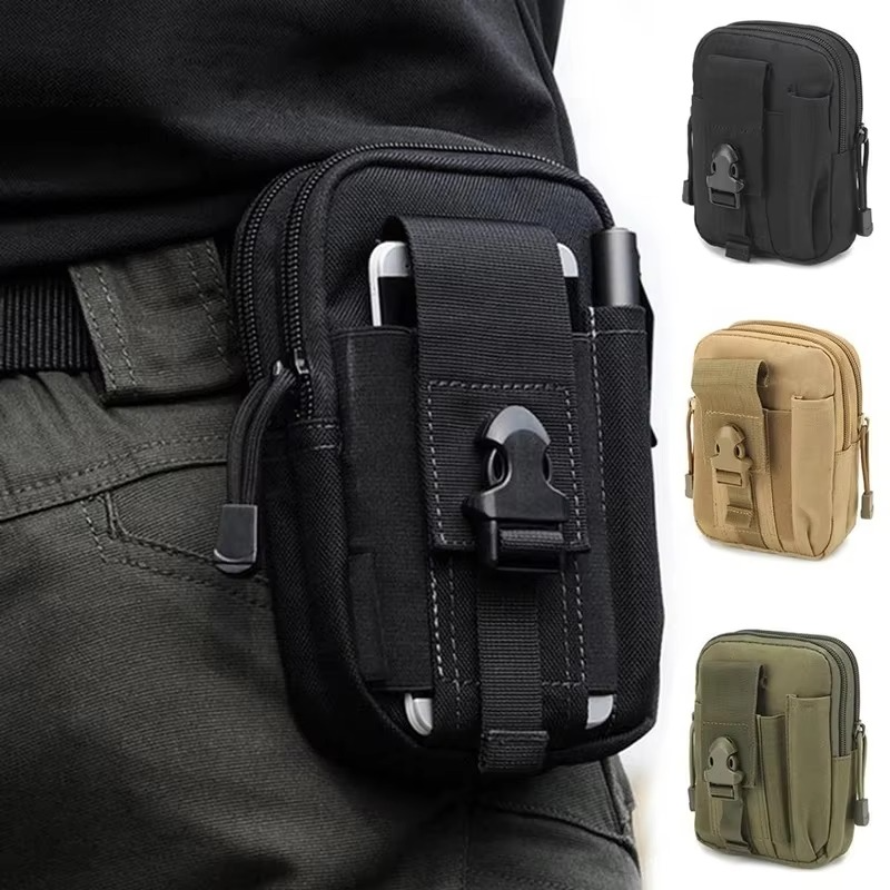 Tactical MOLLE EDC Belt Pouch - Military Utility Bag