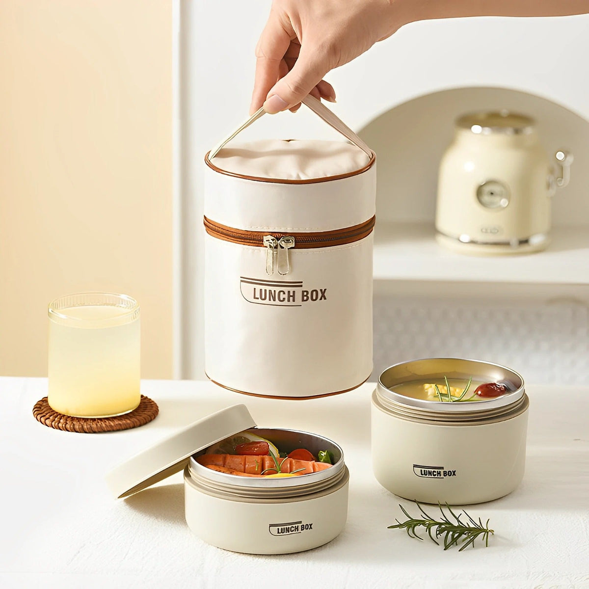 Thermal Lunch Box - Insulated Container - Practical & Safe