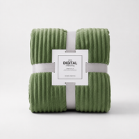 Thick Coral Fleece Throw