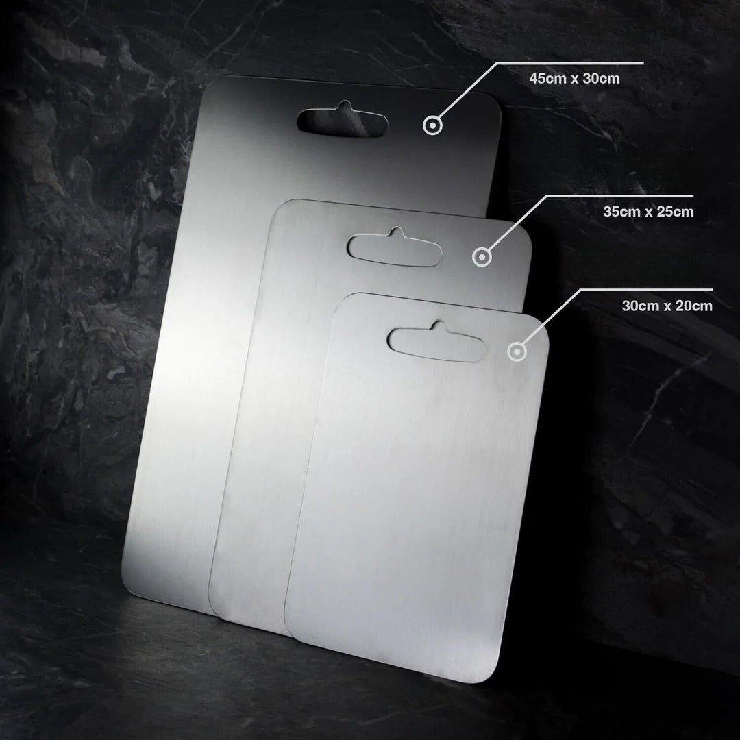 Titanium Cutting Board - BPA-Free and Microplastic-Free