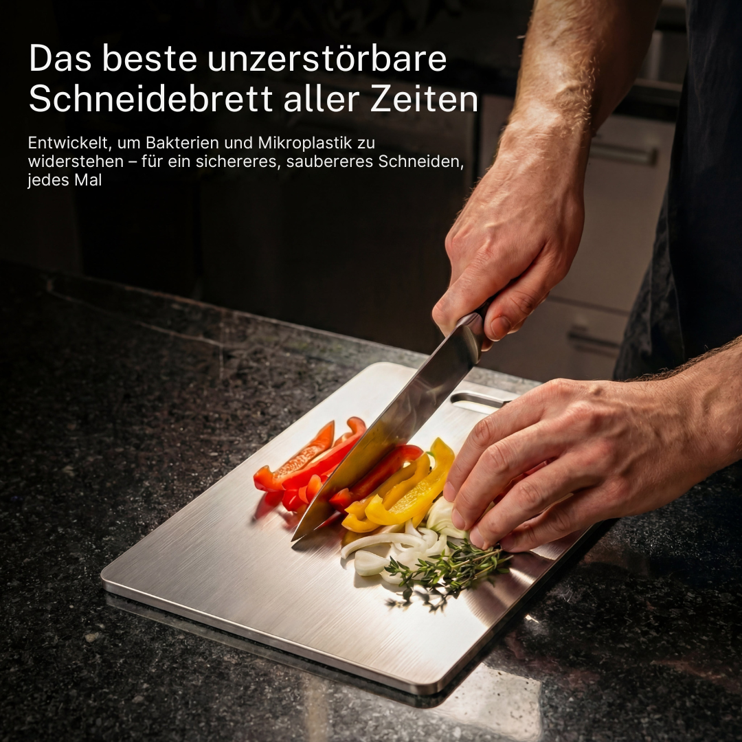 Titanium Cutting Board for Everyday Kitchen Use with Smooth Surface