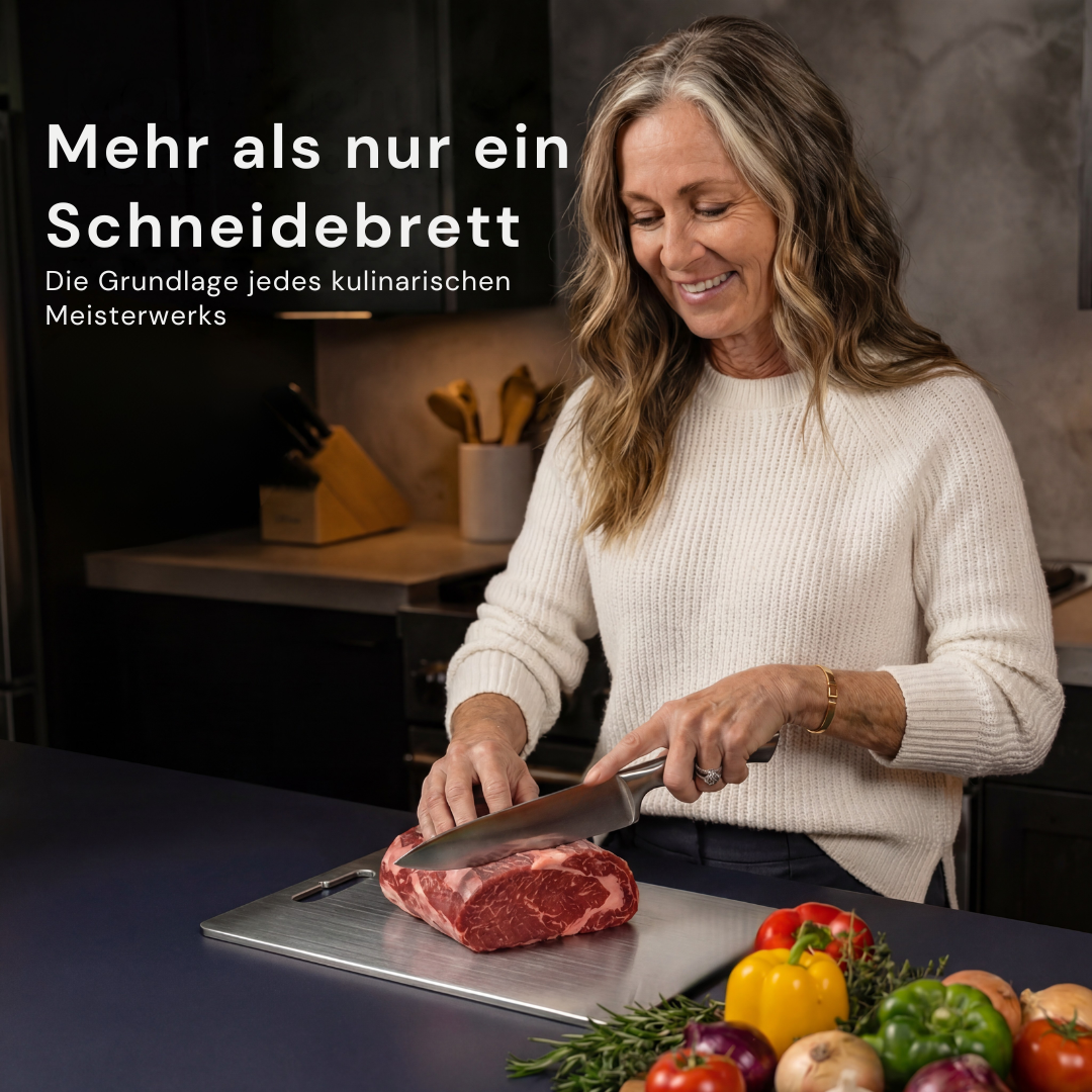 Titanium Cutting Board for Everyday Kitchen Use with Smooth Surface