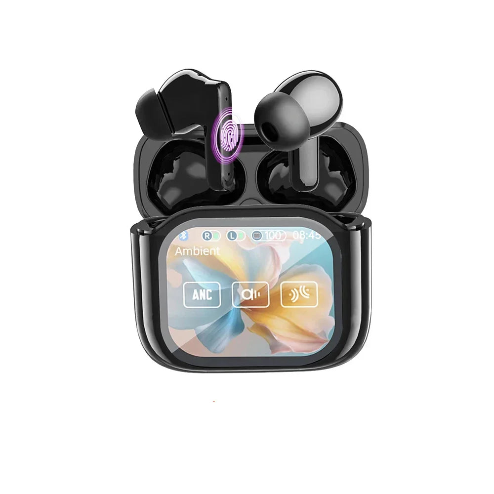 Touch Screen Translation Earbuds with Noise Reduction