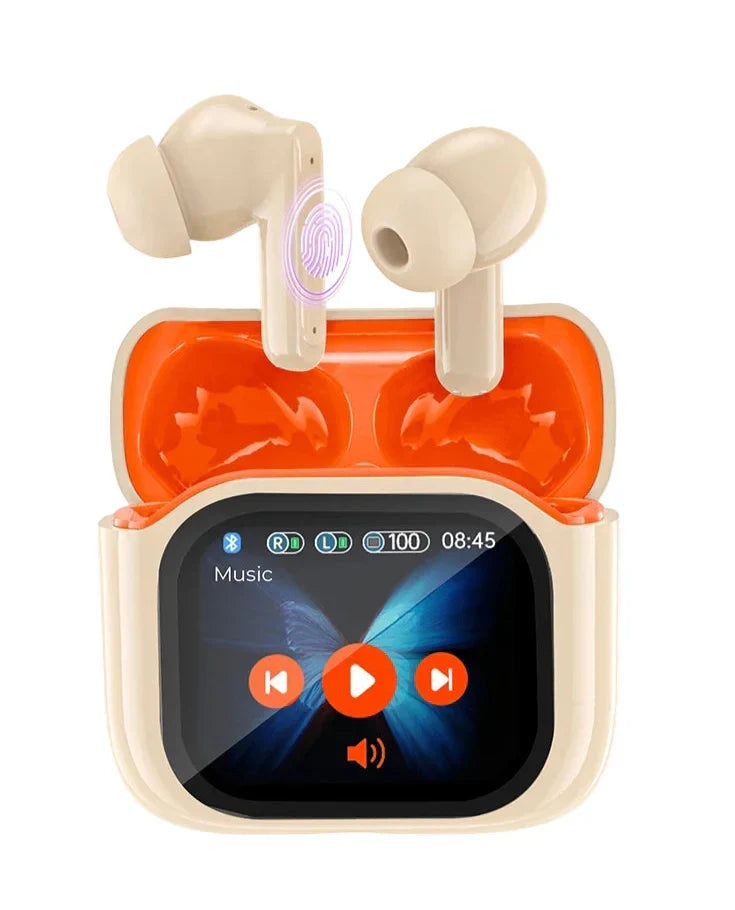 Touch Screen Translation Earbuds with Noise Reduction