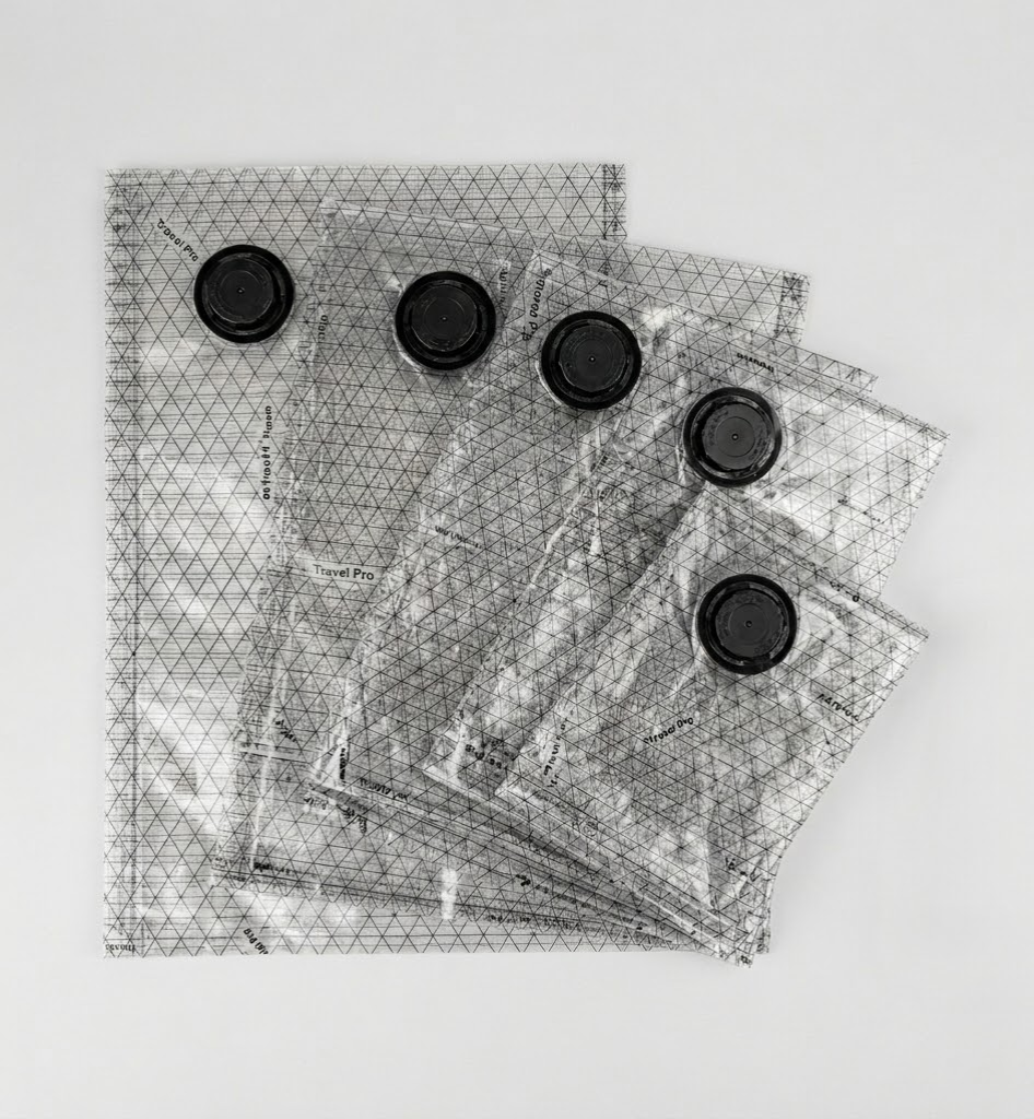 Travel Vacuum Storage Bag Set with Cordless Pump
