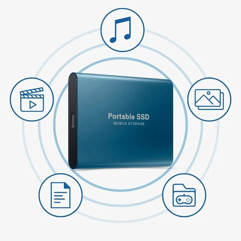 Ultra-Fast External SSD - USB 3.1 - Compact and Reliable
