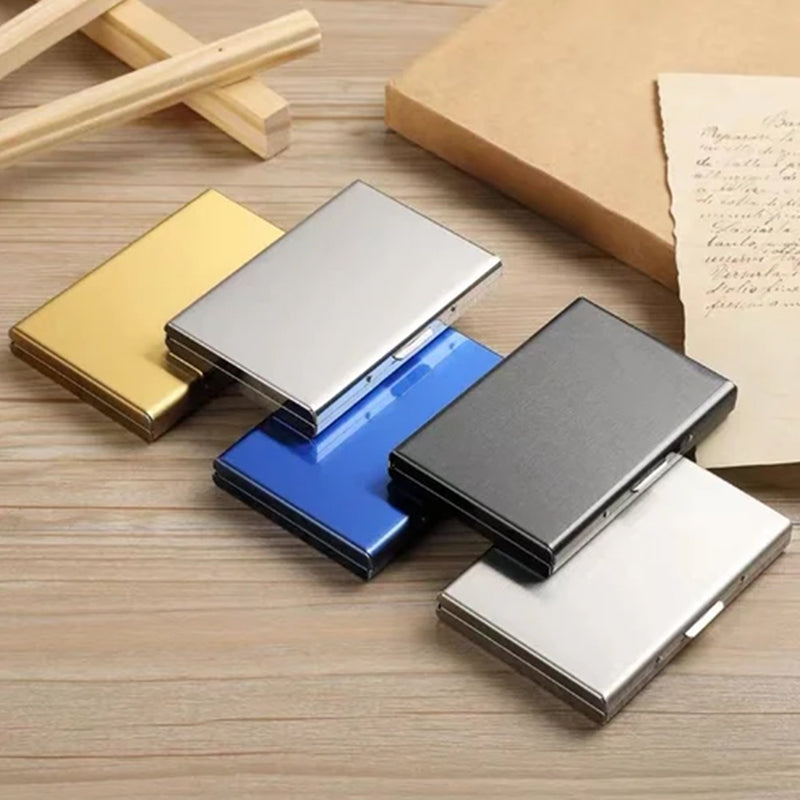 Ultra-Thin Card Holder with Anti-Theft and Anti-Demagnetization Protection