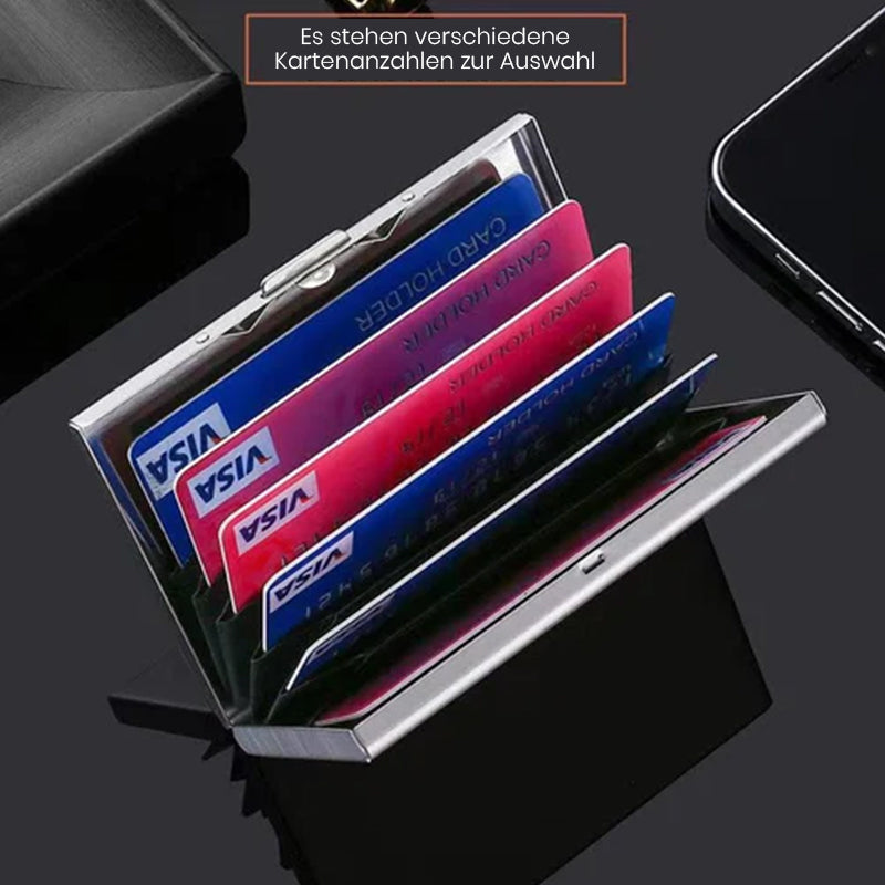 Ultra-Thin Card Holder with Anti-Theft and Anti-Demagnetization Protection