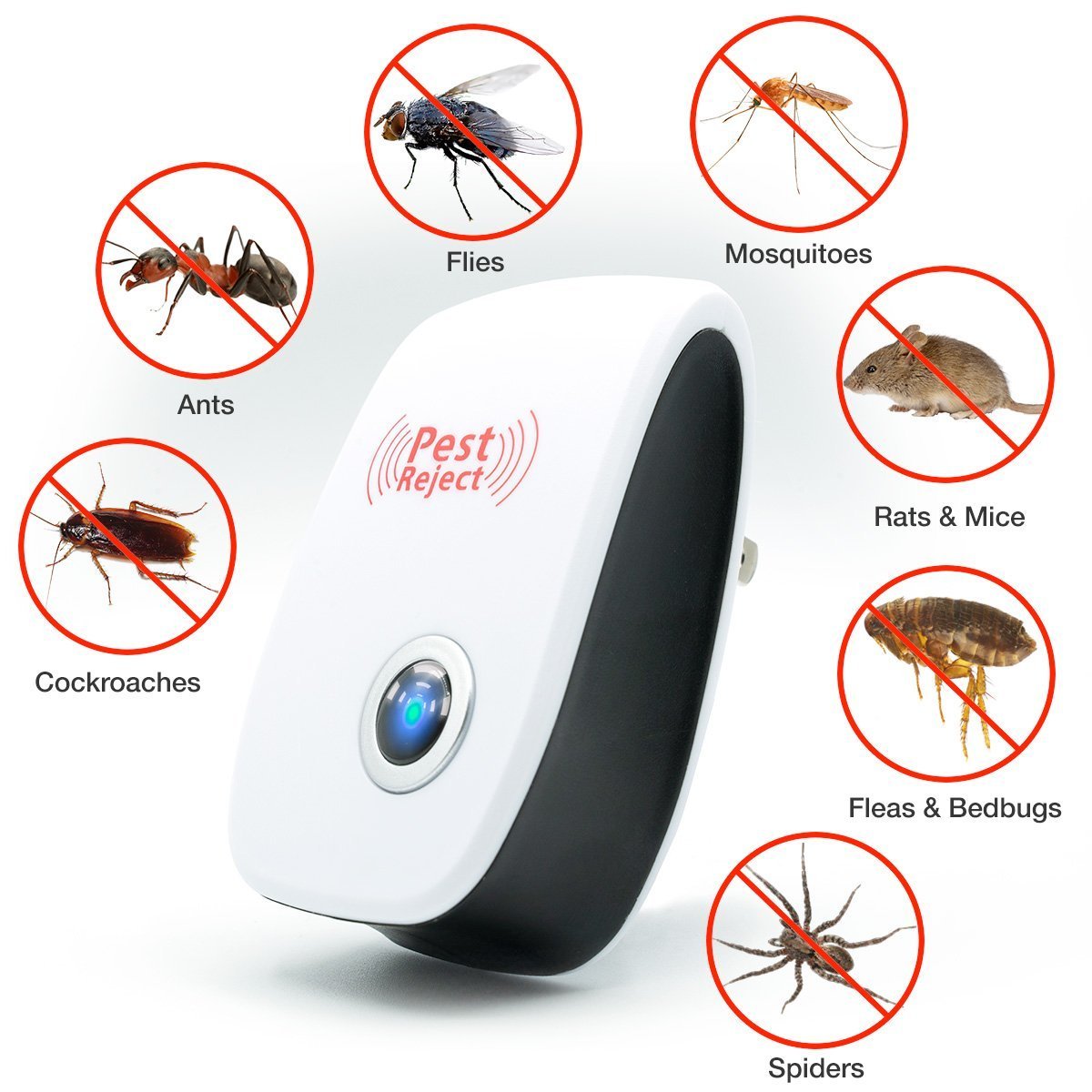 Ultrasonic Mosquito, Rat, and Pest Repellent