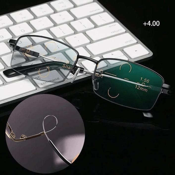 Unisex Anti-Blue Light Progressive Reading Glasses