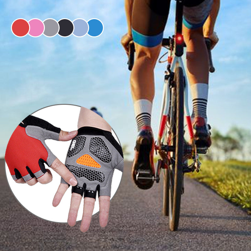 Unisex Anti-Slip Half-Finger Cycling Gloves