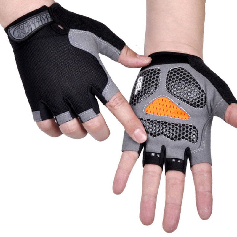 Unisex Anti-Slip Half-Finger Cycling Gloves