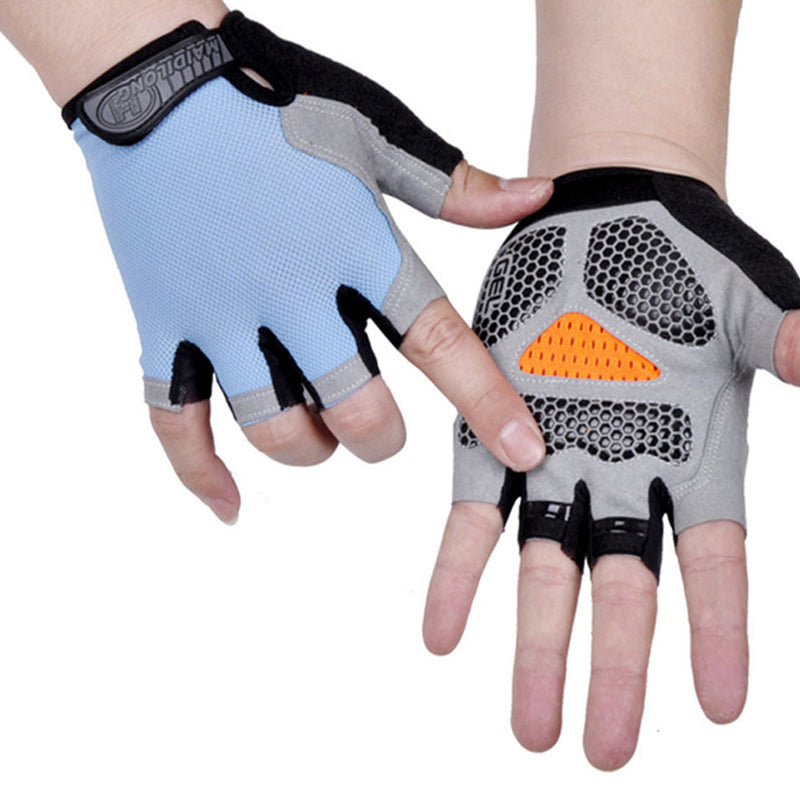 Unisex Anti-Slip Half-Finger Cycling Gloves