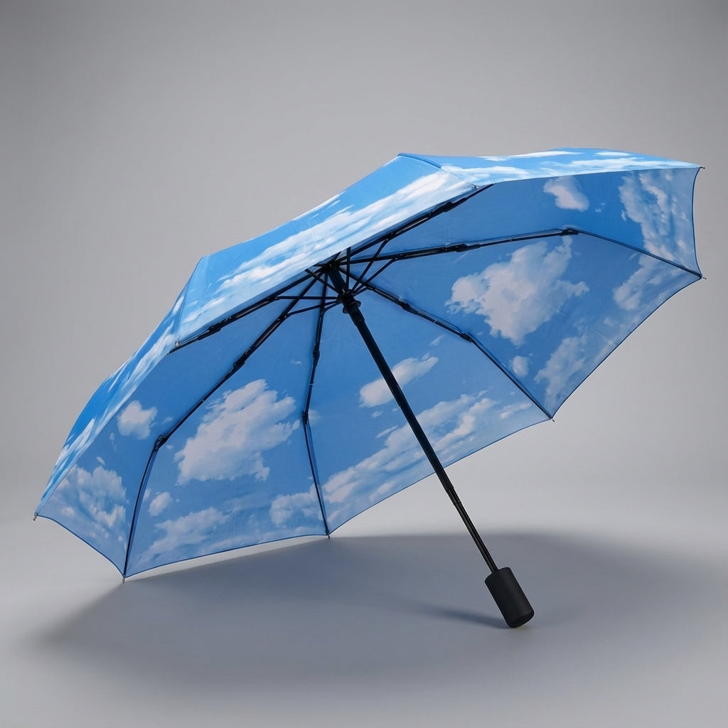 Unisex Automatic Folding Travel Umbrella - Compact & Windproof