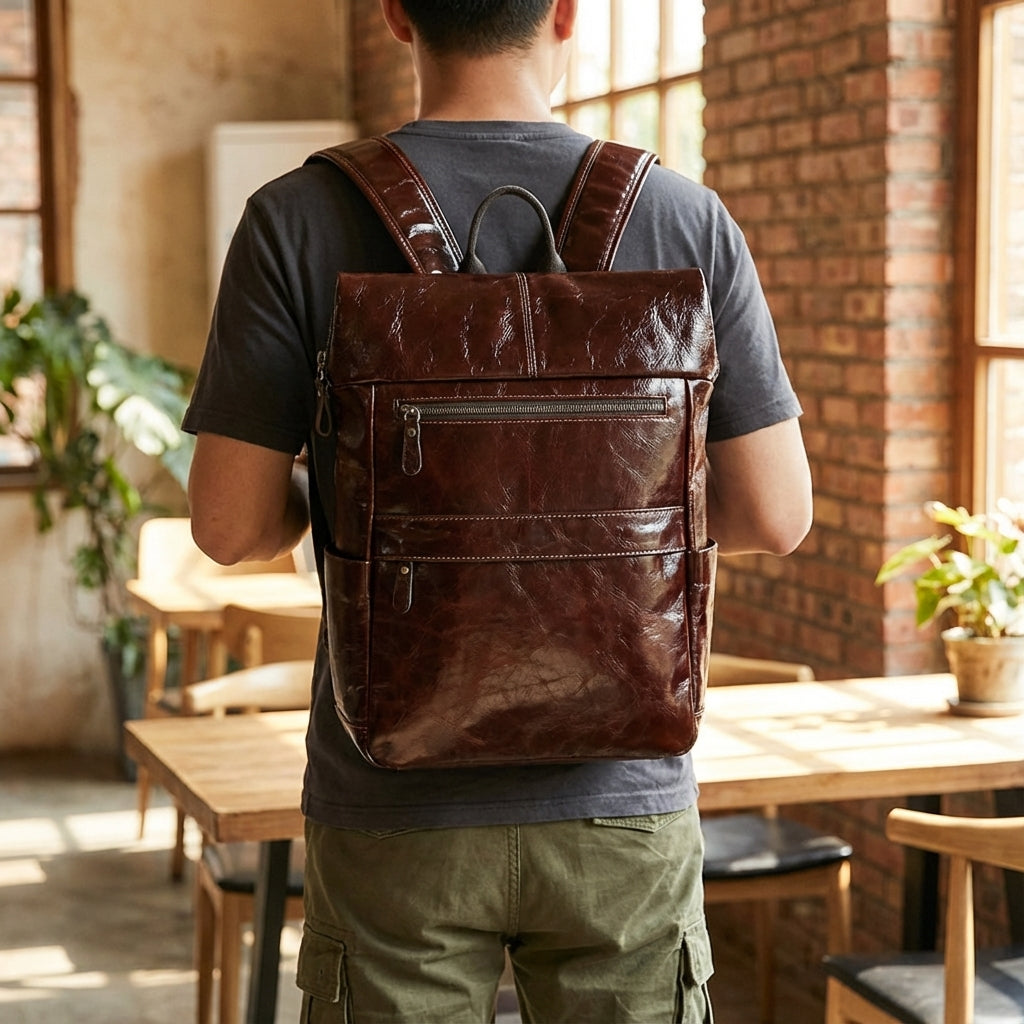 Unisex Backpack with Spacious Laptop Compartment for Daily Use