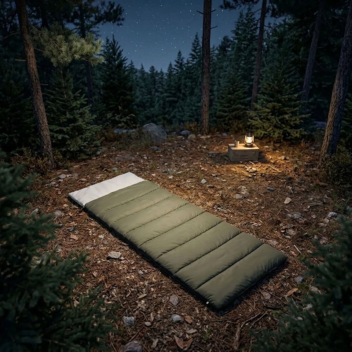 Unisex Envelope Sleeping Bag for Camping & Hiking