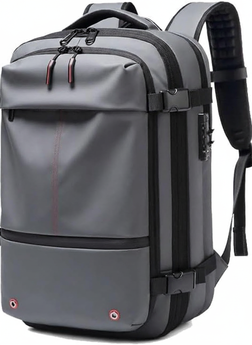 Unisex Expandable Travel Backpack with Anti-Theft and Smart Storage