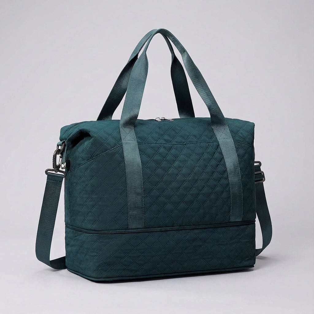 Unisex Expandable Travel Bag with Waterproof Compartment