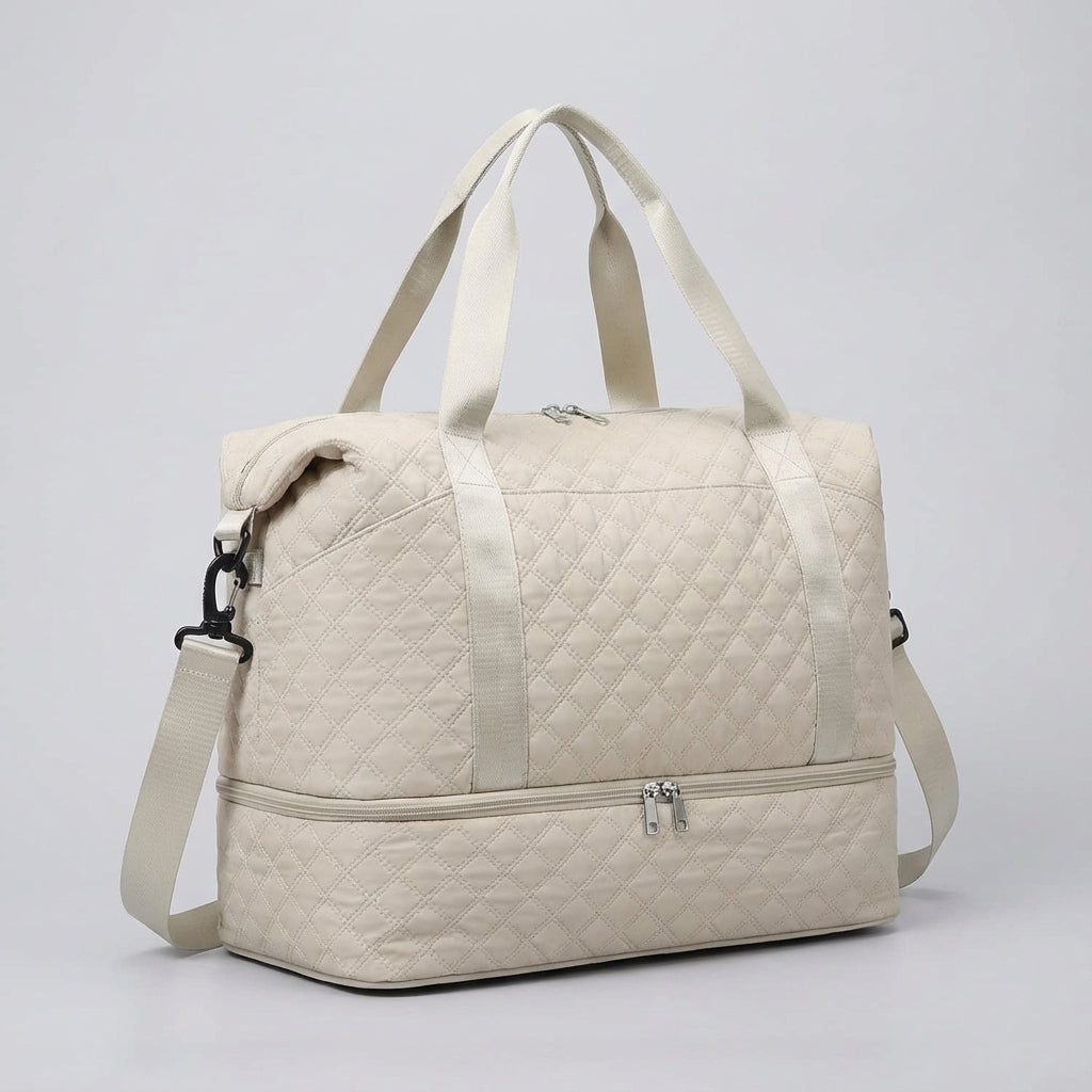 Unisex Expandable Travel Bag with Waterproof Compartment