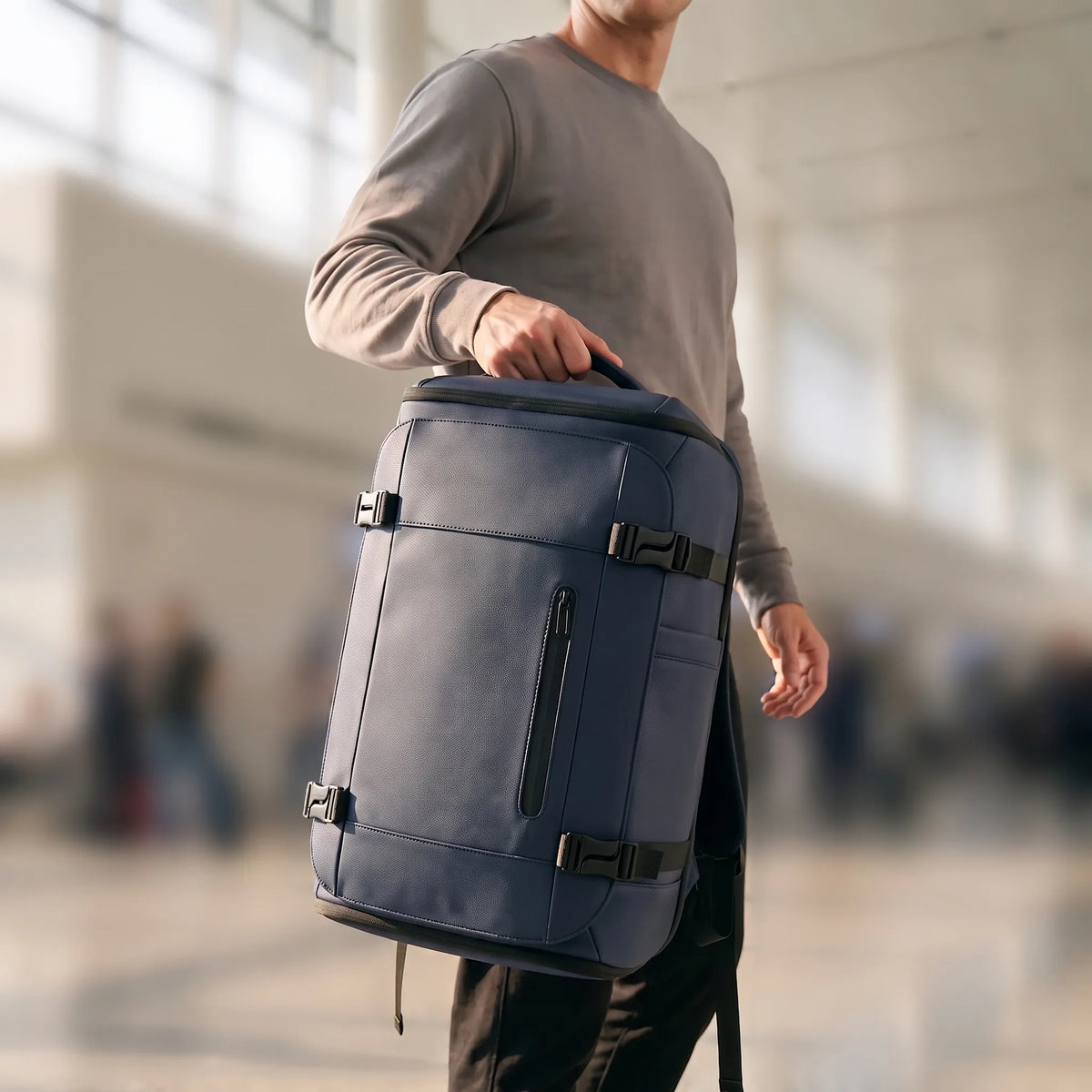 Unisex Large Capacity Travel Backpack for Weekends and Commuting