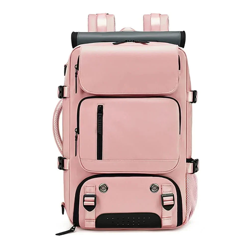 Unisex Large Waterproof Travel Backpack with USB Charging Port