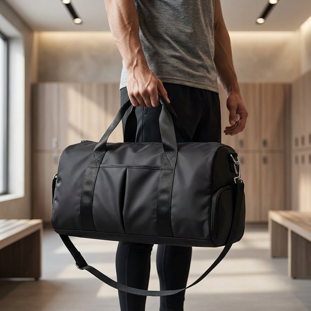 Unisex Lightweight Weekender Bag – Waterproof Travel Duffel Bag