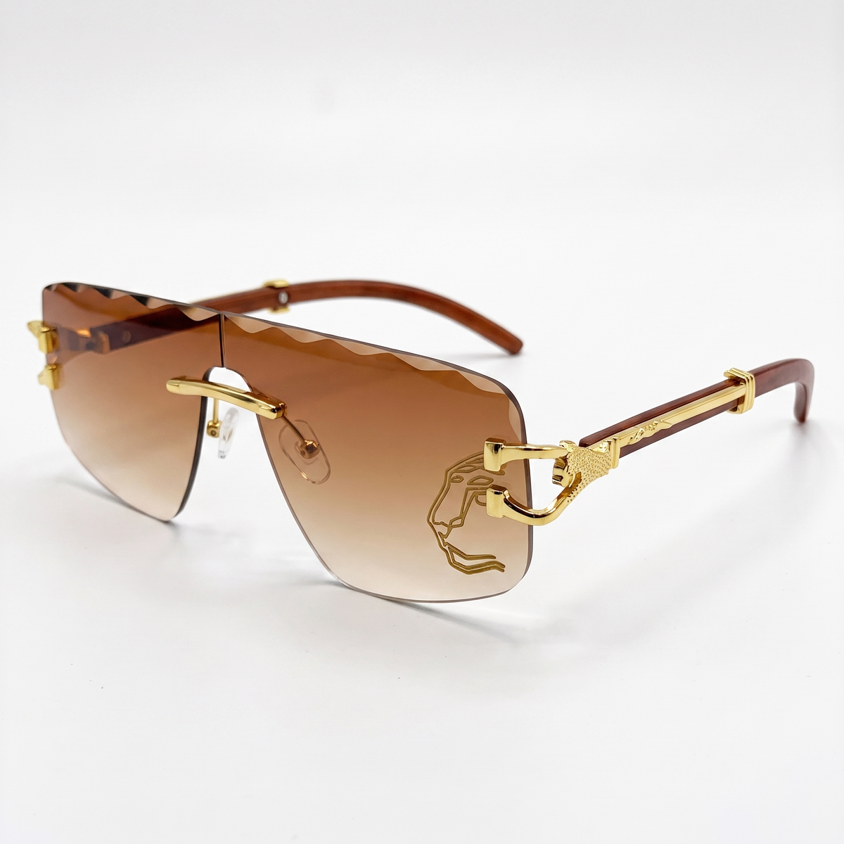 Unisex Rimless UV Protection Sunglasses