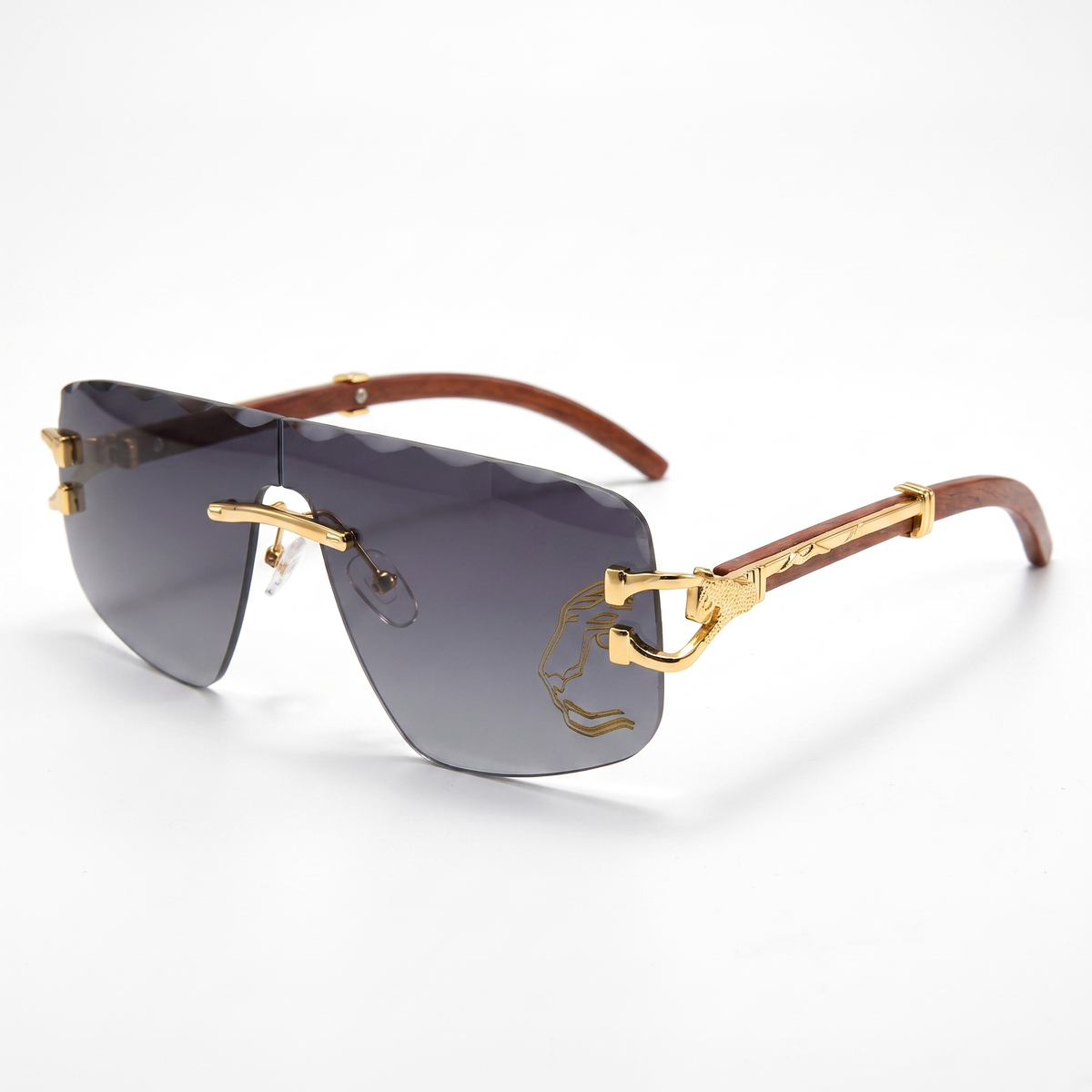Unisex Rimless UV Protection Sunglasses