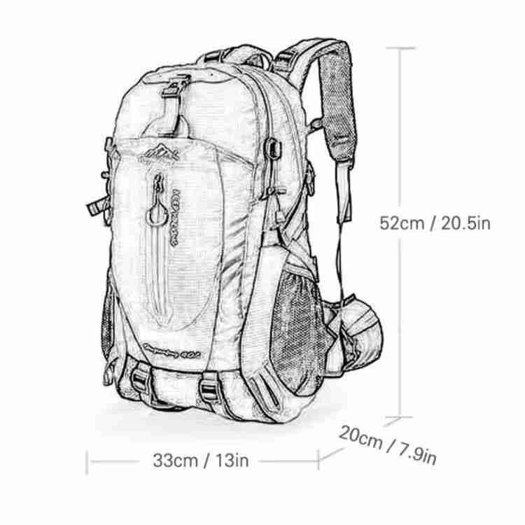 Unisex Waterproof Hiking Backpack for Outdoor Adventures