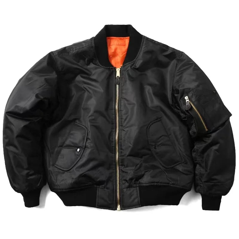 Unisex Zip-Up Bomber Jacket