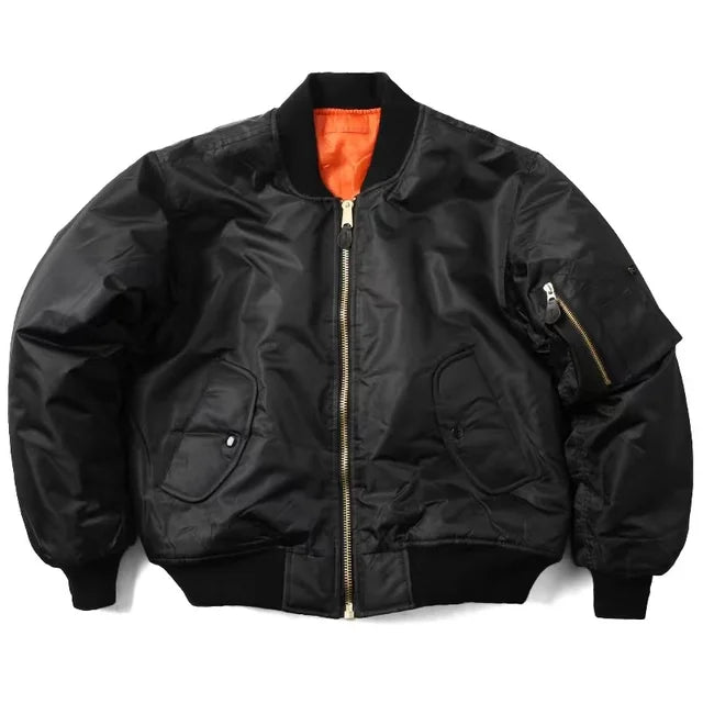 Unisex Zip-Up Bomber Jacket