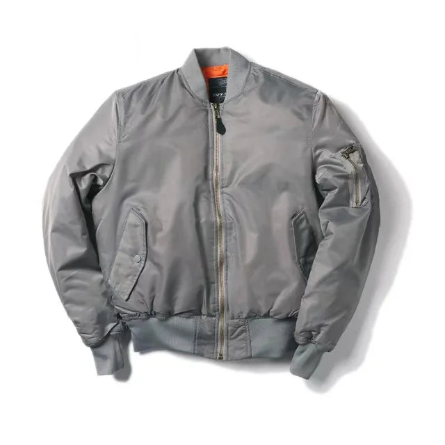 Unisex Zip-Up Bomber Jacket