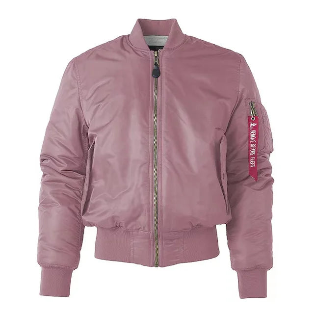 Unisex Zip-Up Bomber Jacket