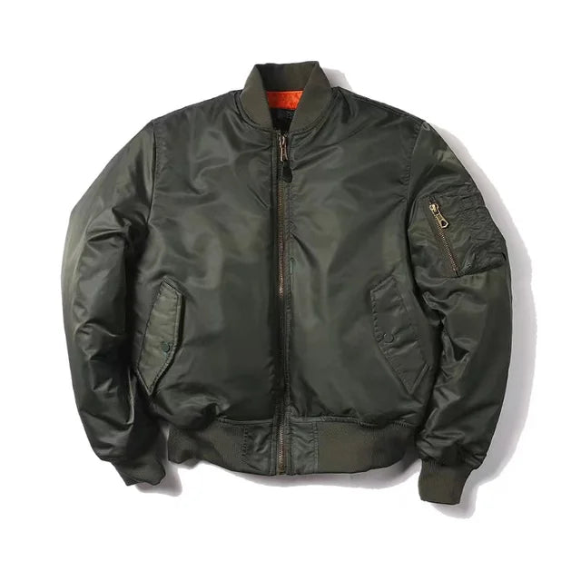 Unisex Zip-Up Bomber Jacket